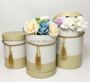 Boîte d'emballage de <span class=keywords><strong>fleurs</strong></span> éternelles <span class=keywords><strong>stabilisées</strong></span> <span class=keywords><strong>fleurs</strong></span> bon marché Boîte cylindrique de rose ronde en carton papier chapeau pour <span class=keywords><strong>fleurs</strong></span> avec logo personnalisé - Product Image 3