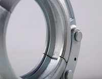 Collier de serrage de 5 pouces, en acier inoxydable, pour tuyaux de pompe à ciment, meilleure vente