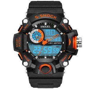 Uomini Quarzo Orologi <span class=keywords><strong>Da</strong></span> <span class=keywords><strong>Polso</strong></span> 304 Posteriore In Acciaio LED Digital Light Sport Watch - Product Image 1