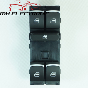 MH อิเล็กทรอนิกส์สำหรับ <span class=keywords><strong>VW</strong></span> Jetta Golf MK5 MK6,GTI Rabbit Passat B6 3C ปุ่มสวิตช์กระจกโครเมี่ยม5ND 959 857 5ND959857 - Product Image 4