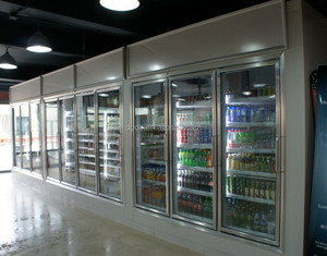 Supermarket Multiple Glass Doors Display Cold Storage <strong>Room</strong> <strong>Cooler</strong> - Product Image 4