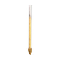 Jeu de forets en carbure de tungstène pour verre Pointe en carbure d'alliage avec 4 arêtes de coupe Tile & Glass Cross Spear Head Drill Bits