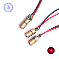 Module laser à points rouges, 5V dc, 650nm, 5mw, Diode industrielle, 5V