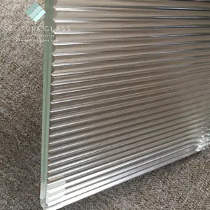 Tecture Lage ijzer gelamineerd reeded glas voor interieur