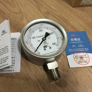 เครื่องวัดความดันสแตนเลสสำหรับวัดของเหลว/ก๊าซ - Product Image 3