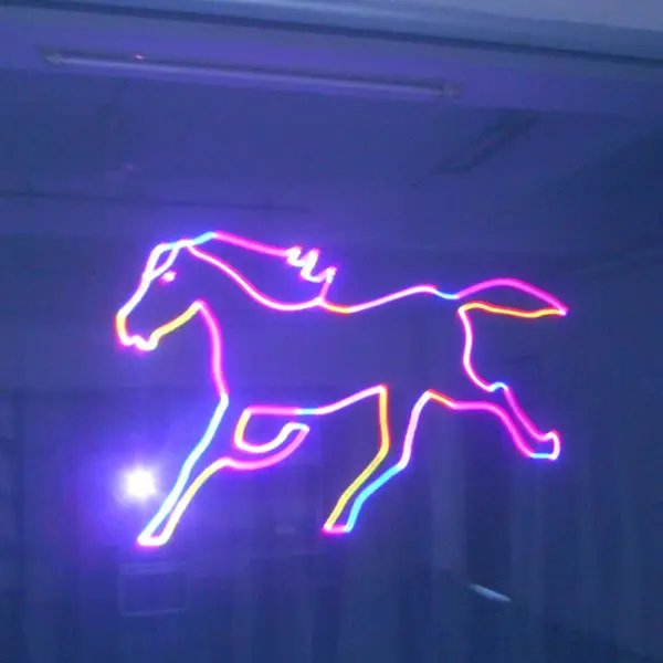 Luz laser colorida de animação, controle de festa, pc 20k 1w