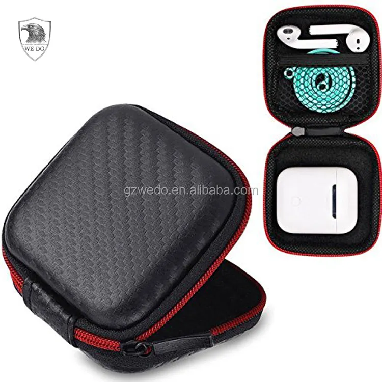 Headphone Eva Hard Case Box Storage Bag for Earphone / Headphone / iPod / MP3MP3/MP4 - Square 9*9*4cm