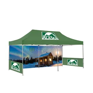 Outdoor Custom Printed Canopy Promotional Tent Sidewalls Full Color Imprint Tent Kit Marquee