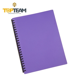 Spiral Spine <strong>Display</strong> Book PP Sheet Presentation <strong>Folder</strong> <strong>A4</strong> 20 Pocket <strong>Display</strong> Book - Product Image 5
