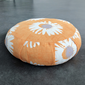 Coussin de Yoga en coton biologique personnalisé, de haute <span class=keywords><strong>qualité</strong></span>, remplissage confortable en sarrasin, oreiller, pour la méditation, le Yoga - Product Image 2
