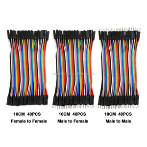 120 pièces Dupont Planche À Pain Pack PCB Pulls 10CM 2.54MM Fil Mâle À Mâle \ Mâle À Femelle/femelle À femelle Câble 10cm DI - Product Image 1