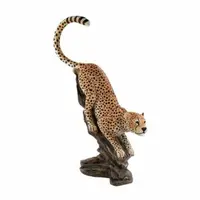 Estátua de cheetah de resina de produto novo, imperdível