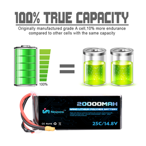 14.8v 20000mAh 25C lipo 배터리 팩 긴 배터리 수명 - Product Image 4