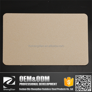 Coloré Décoration Sus304 En Acier Laminé À Froid 2 Mm Microbillé Inoxydable Feuille - Product Image 4