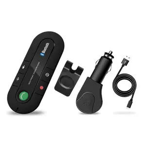 Wireless In-Car Fm-zender Zonneklep Speakerphone Bluetooth Ontvanger Handsfree Kit Voor Handsfreecall, Gps, Muziek