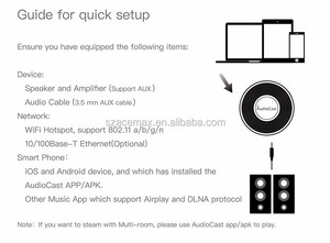 Récepteur de musique sans fil <span class=keywords><strong>Airplay</strong></span> RIVERSONG, émetteur de musique Wifi, adaptateur DLNA <span class=keywords><strong>Airplay</strong></span>, récepteur audio Wifi, GOOGLE <span class=keywords><strong>CHROMECAST</strong></span> - Product Image 6