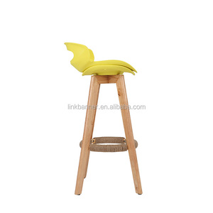 LK516-1 <span class=keywords><strong>haya</strong></span> madera pierna plástico moderno bar asiento Silla de comedor - Product Image 2