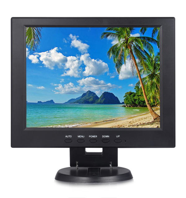 Industrial Panel 12inch LCD VGA 12 Volt Portable LCD Monitor