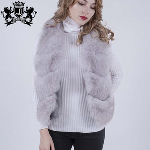 2018 nueva llegada las niñas <span class=keywords><strong>Chaleco</strong></span> de piel natural bushy <span class=keywords><strong>chaleco</strong></span> piel de zorro <span class=keywords><strong>para</strong></span> damas - Product Image 5