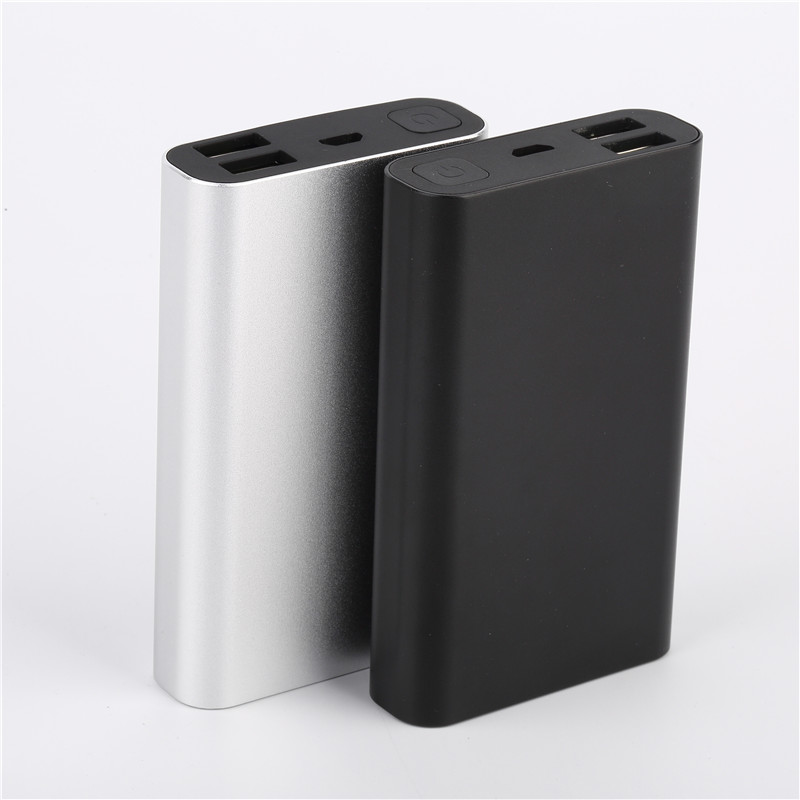 Металл Алюминий 7500 mAh Внешний аккумулятор Быстрая зарядка мобильных зарядное устройство