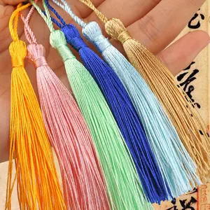 Guanlong borla de seda, de alta qualidade, para decoração, borla de seda, jóias, franja