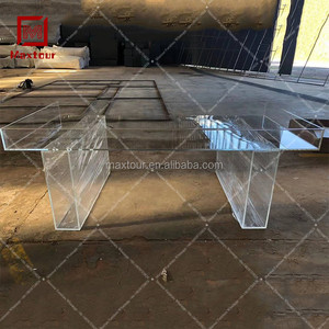 Bàn Ăn Sự Kiện Đám Cưới Bằng Nhựa Acrylic Trong Suốt Lãng Mạn - Product Image 3