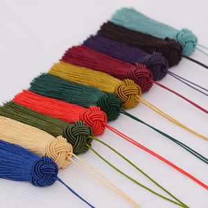 LONGJIE custom fashion 5.5cm silk thread handmade mini tassel for jewelry