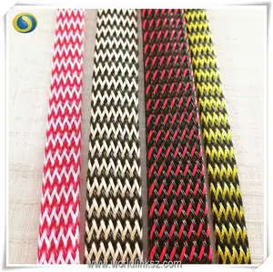 PET Expand able Braided Sleeve 3/8 Zoll schwarzes Kabel Kfz-Draht hülse mit Schrumpf schlauch für Heim geräte