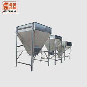 Gouden Nieuwe Heet Gegalvaniseerde Stalen Voederhopper met Schroeftransporteur, 100kg-1,5 Ton Capaciteit, voor Pluimveehouderij en Veehouderij, Eenvoudige Bediening - Product Image 6