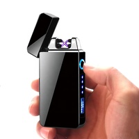 Allume-cigare électrique plasma direct d'usine simple extérieur USB coupe-vent avec logo personnalisé briquets bon marché en gros