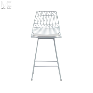 Industrial Living Room Restaurant <strong>Breakfast</strong> High Chair Modern Metal Iron Faux Leather Bar <strong>Stools</strong> for Kitchen Luxury - Product Image 3