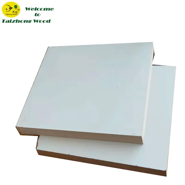 Thickness MDF With White Melamine Color