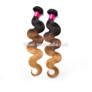 Comercio al por mayor ombre marrón claro color de pelo paquetes de trama brasileña del pelo humano en Nueva york - Product Image 3
