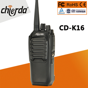 2017 mejor venta de guardia de seguridad VOX <span class=keywords><strong>10</strong></span> km gama de dos vías walkie talkie CD-K16 - Product Image 1