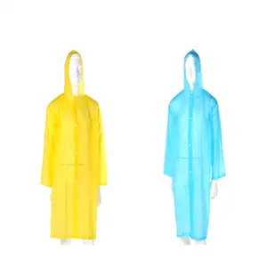 Pas cher coloré manteau de pluie/imperméable EN PVC