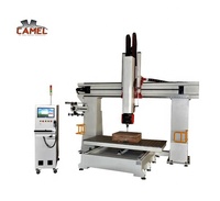 CA-1224 Chine bois mousse voiture moulage 5 axes CNC routeur/5 axes fabrication de moules bois travail CNC routeur/5 axes CNC fraiseuse