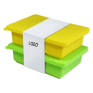 LFGB Được Phê Duyệt Bán Buôn 6 Sâu Răng Silicone Cá Nhân <span class=keywords><strong>Ice</strong></span> <span class=keywords><strong>Cube</strong></span> <span class=keywords><strong>Tray</strong></span> Với Nắp - Product Image 1