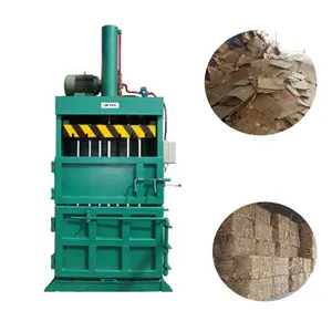 hydraulic wheat straw baling machine/rice straw vertical hydraulic baler/hydraulic baling machine price