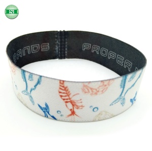 Tùy chỉnh thiết kế thời trang in logo mềm đàn hồi ban nhạc cổ tay - Product Image 5