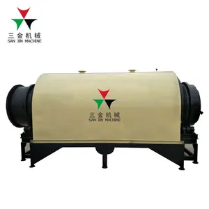 sawdust olive pomace rotary type carbonization furnace coconut shell charcoal making machine