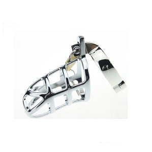 Mannelijke Kuisheid Kooi Rvs Kuisheidskooi Voor Man Metalen <span class=keywords><strong>Penis</strong></span> Lock - Product Image 4
