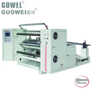 GW-SLT-900 otomatik termal kağıt rulosu dilme sarma makinası