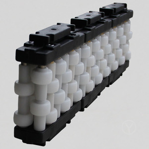 รางเลื่อนด้านข้างแบบลูกกลิ้งพลาสติกสำหรับสายพานลำเลียง - Product Image 3