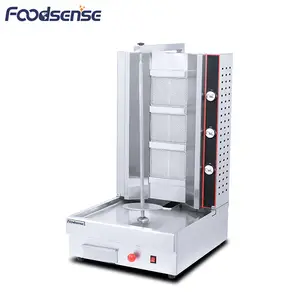 China factory supplier 3 burners table-top shawarma equipment gas shawarma machine