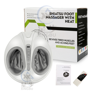 Mini masajeador de pies Shiatsu eléctrico con calor y vibración Máquina de masaje de pies de circulación sanguínea dirigida - Product Image 6