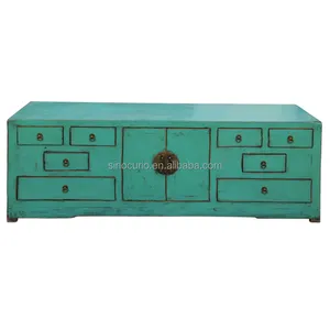 Chinese Antique Reproduction Furniture <strong>Vintage</strong> <strong>Tv</strong> Cabinet <strong>Stand</strong> - Product Image 1