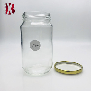 Wholesale 370 ml Round Honey Jam <strong>Pickle</strong> Glass <strong>Jar</strong> - Product Image 2