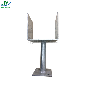 ตัวยึดเสาไม้แปรรูปคอนกรีตเหล็กชุบสังกะสี - Product Image 2