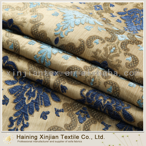 Tissu de tapisserie pour meubles, bleu et blanc, livraison directe depuis l'usine, pour tapisserie - Product Image 2