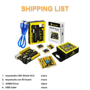 Arduinos kit CNC/CNC Escudo V2.0 + uno R3 + <span class=keywords><strong>3</strong></span> pcs A4988 driver/GRBL compatível - Product Image 4